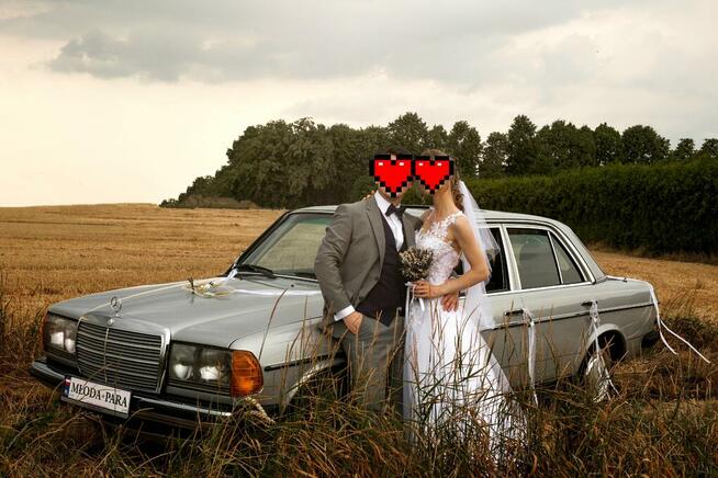 Zabytkowy Mercedes klasyk do ślubu.