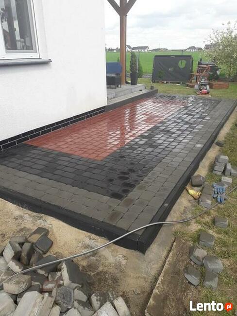 Przyjmę zlecenia na układanie kostki brukowej odwodnienia i