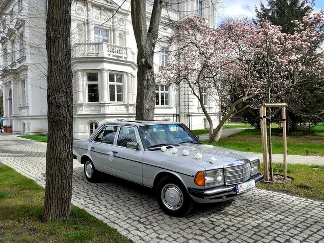 Zabytkowy Mercedes W 123 do ślubu i nie tylko