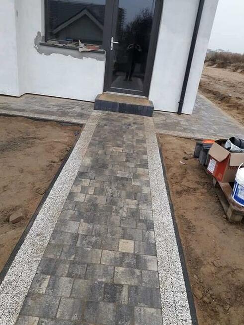 Przyjmę zlecenia na układanie kostki brukowej odwodnienia i