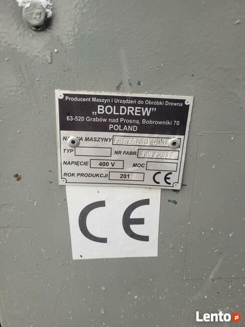 Frezarko obrzynarka do palet BOLDREW