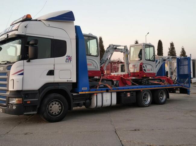Transport laweta, niskiepodwozie , platforma
