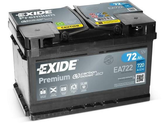 Akumulator Exide Premium 72Ah 720A DOWÓZ TRÓJMIASTO