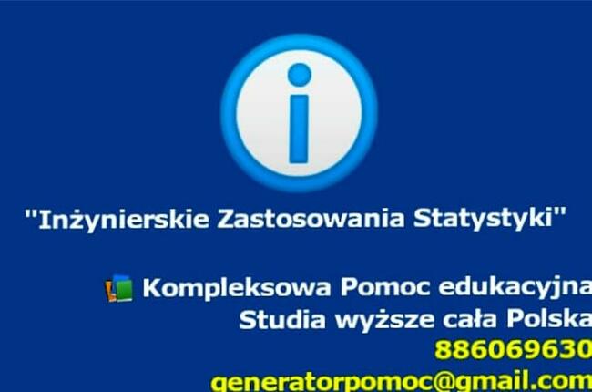Inżynierskie Zastosowania Statystyki - Kompleksowa pomoc edu