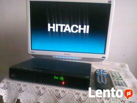 Sprzedam telewizor Hitachi razem z dekoderem i pilotami