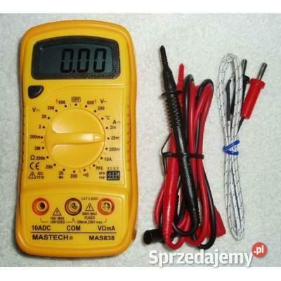 Multimetr ręczny Mastech MAS-838