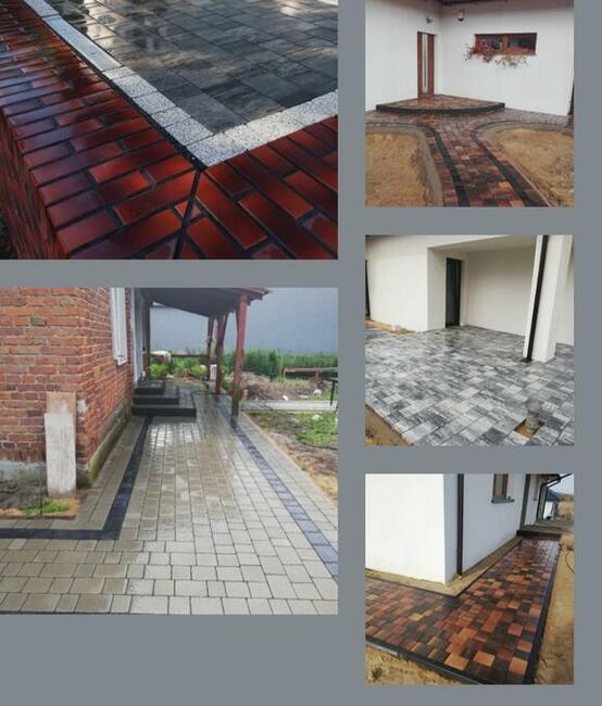 Układanie kostki brukowej Konin, Koło, Turek