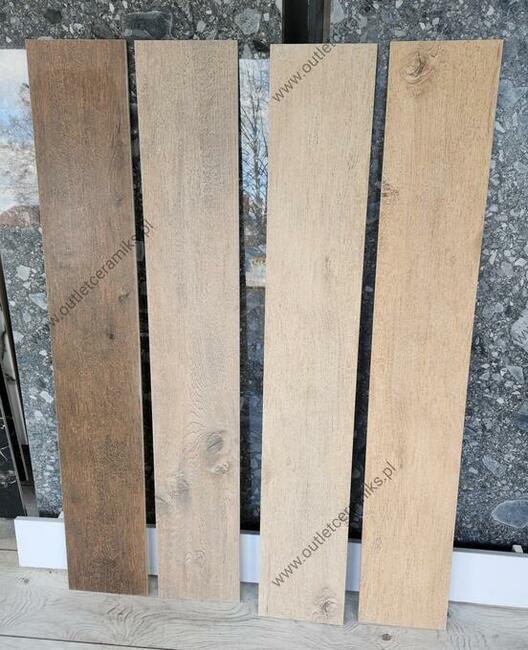 Płytki na schody 120x30 gres drewnopodobny Sentimental