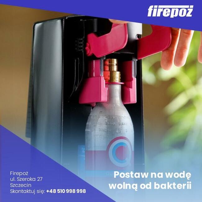 SodaStream napełnianie butli 20zł. Służby mundurowe 15zł.