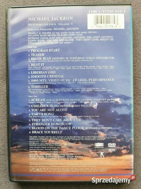 Michael Jackson 5 x DVD kolekcja Stan Idealny Jak NOWE