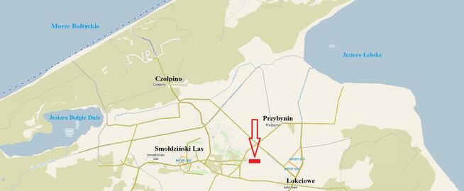 Na sprzedaż działka budowlana nad morzem, Smołdziński Las,