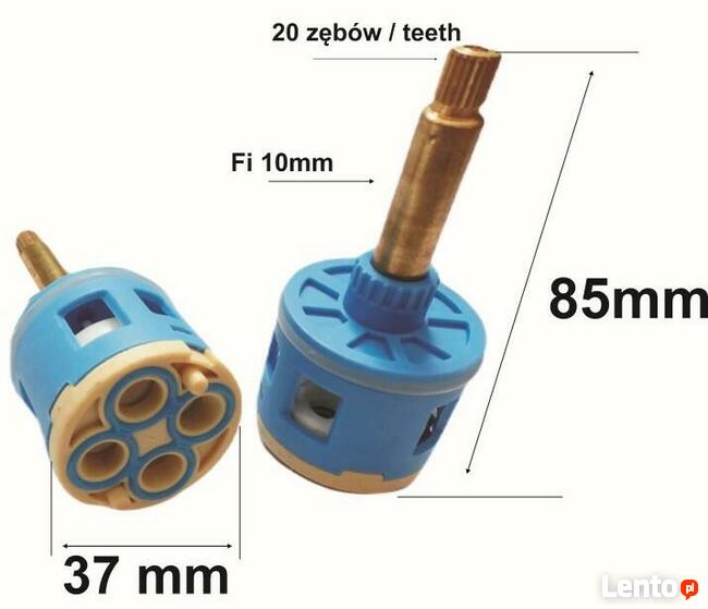 Przełącznik funkcji 4 f37m głowica do kabin z hydromasażem