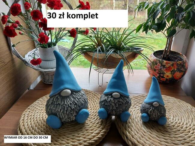 figurki gipsowe dekoracyjne ogrodowe skrzat skrzaty