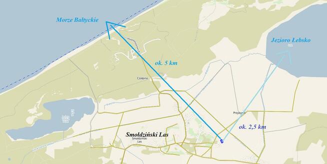 Na sprzedaż działka budowlana nad morzem, Smołdziński Las