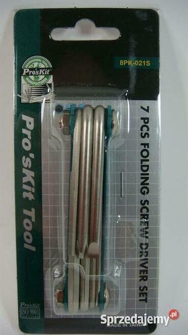 Śrubokręt składany ProsKit 7 końcówek