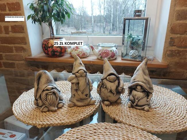 figurki gipsowe dekoracyjne ogrodowe skrzat skrzaty