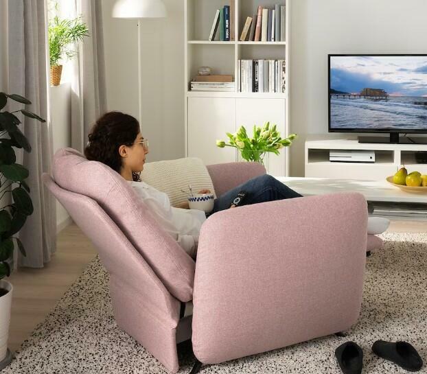 EKOLSUND - fotel rozkładany (IKEA)