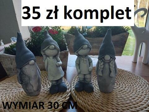 figurki gipsowe dekoracyjne ogrodowe skrzat skrzaty