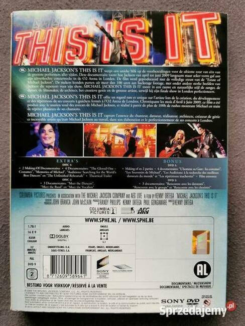 Michael Jackson 5 x DVD kolekcja Stan Idealny Jak NOWE
