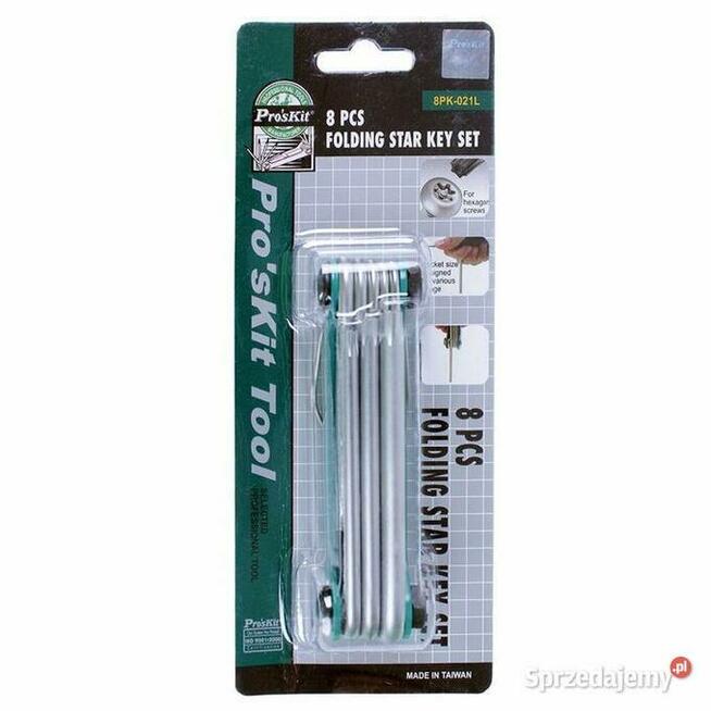 Zestaw wkrętaków Proskit torx 8 elementów