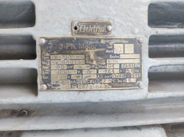 Silnik elektryczny 90kw,2965obr.