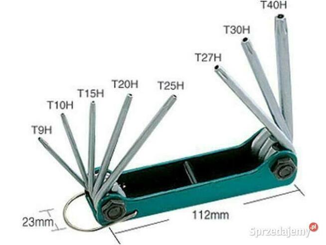 Zestaw wkrętaków Proskit torx 8 elementów
