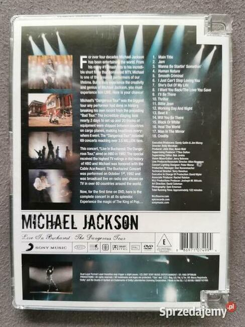 Michael Jackson 5 x DVD kolekcja Stan Idealny Jak NOWE