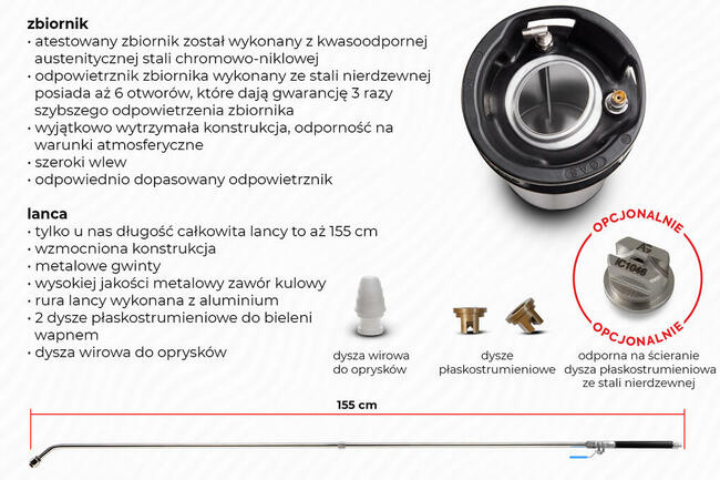 AGREGAT DO BIELENIA białkowania ścian wapnem lanca FV