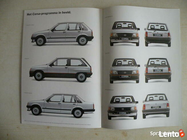 OPEL CORSA + GRATIS - FOLDER , PROSPEKT , KATALOG