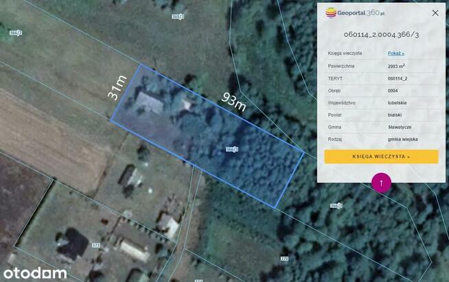 Dom drewniany na wsi KJB