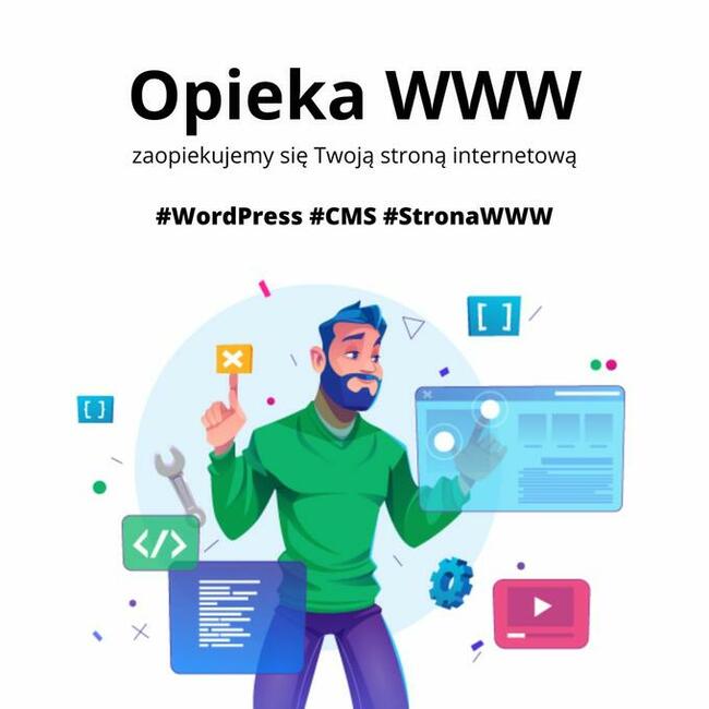 Opieka WWW, CMS WordPress - adminstracja stron internetowych
