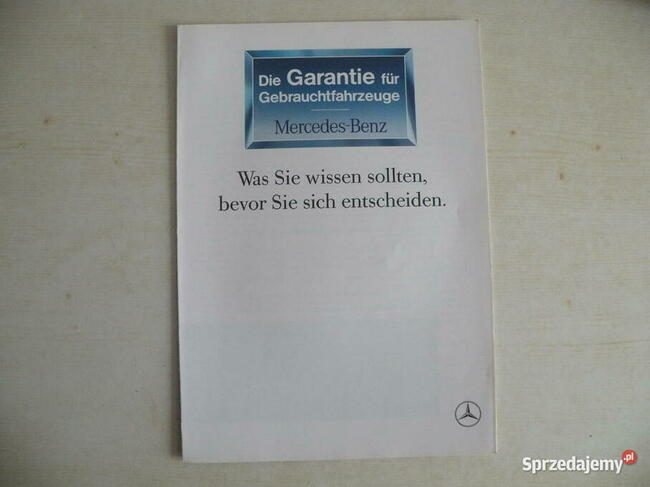 MERCEDES W124 LONG + GRATIS - PROSPEKT , FOLDER , KATALOG