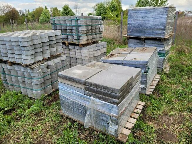 Kostka brukowa, płyty drogowe, chodnikowe, krawężniki, kręgi