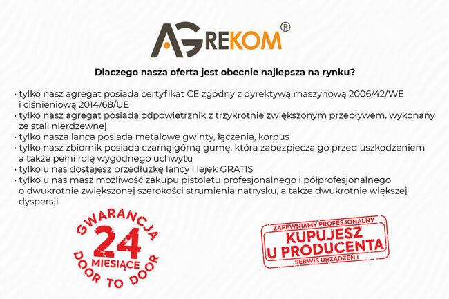 AGREGAT DO BIELENIA białkowania ścian wapnem lanca FV