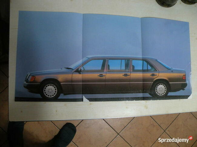 MERCEDES W124 LONG + GRATIS - PROSPEKT , FOLDER , KATALOG