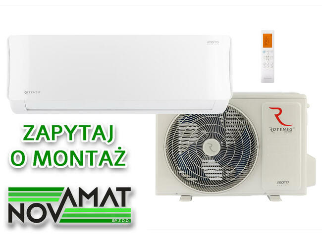Klimatyzacja Rotenso Imoto 3,5 kW rozwiąże problem z upałem!