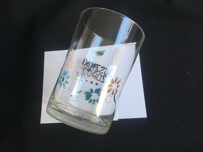 PRL szklanka Duszniki Zdrój 1957r.