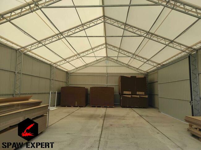 Hala namiotowa 10x20x4 - Konstrukcja stalowa, mocna