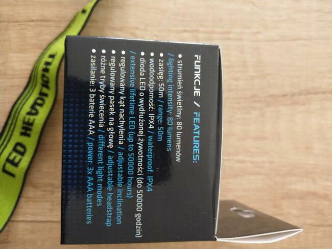 Ledowa latarka na głowę