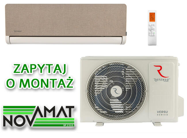 Nie cierp przez upał klimatyzacja Rotenso Versu Carmel 5,3kW