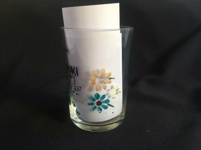 PRL szklanka Duszniki Zdrój 1957r.