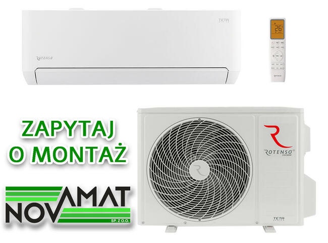Klimatyzacja Rotenso Teta X 3,5 kW wydajność i niezawodność