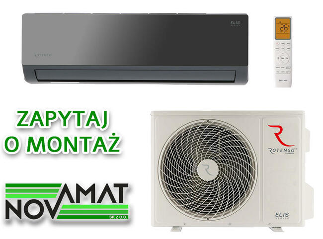 Oszczędzaj energię z klimatyzacją Rotenso Elis X 3,4 kW R16