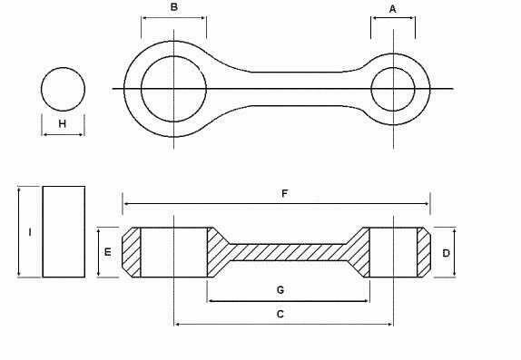 Korbowód TGB mt2212037