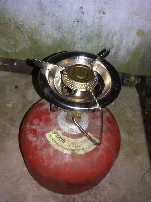 Butla turystyczna nowy palnik z gazem