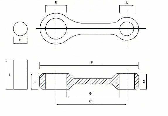 Korbowód (conrods) TGB 525 MT2212034