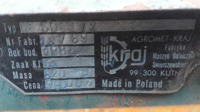 Siewnik Zbożowy Poznaniak S043/2 2.7m na docisku