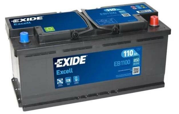 Akumulator Exide Excell 110Ah 850A EN PRAWY PLUS