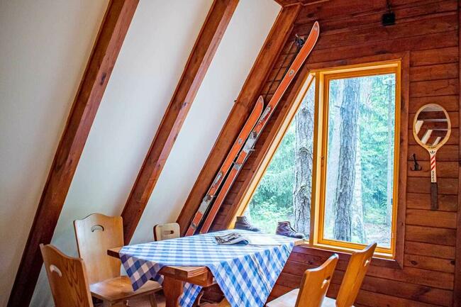 3 domy letniskowe blisko Wawy - 12 osób. Las, woda, hamaki