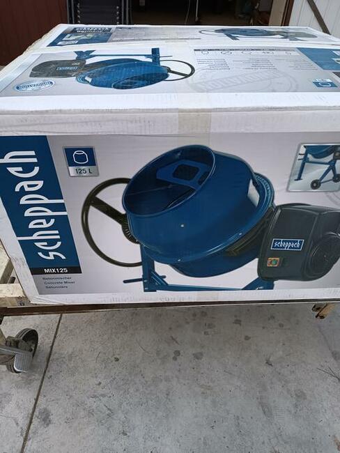 Betoniarka mieszadło mieszalnik mieszarka scheppach